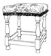 Reproduction 17th Century Oak stool